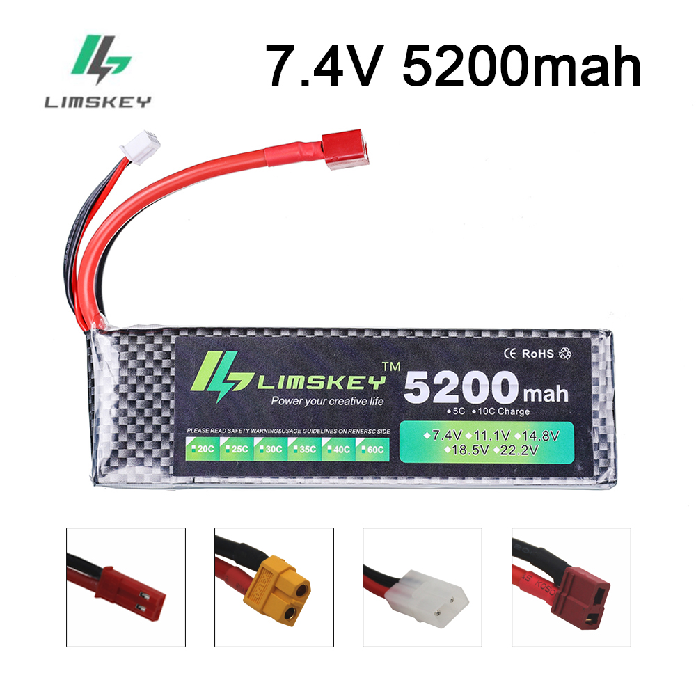 Drone Rc Boat - Limskey Power battery 7.4V 5200mAh Battery