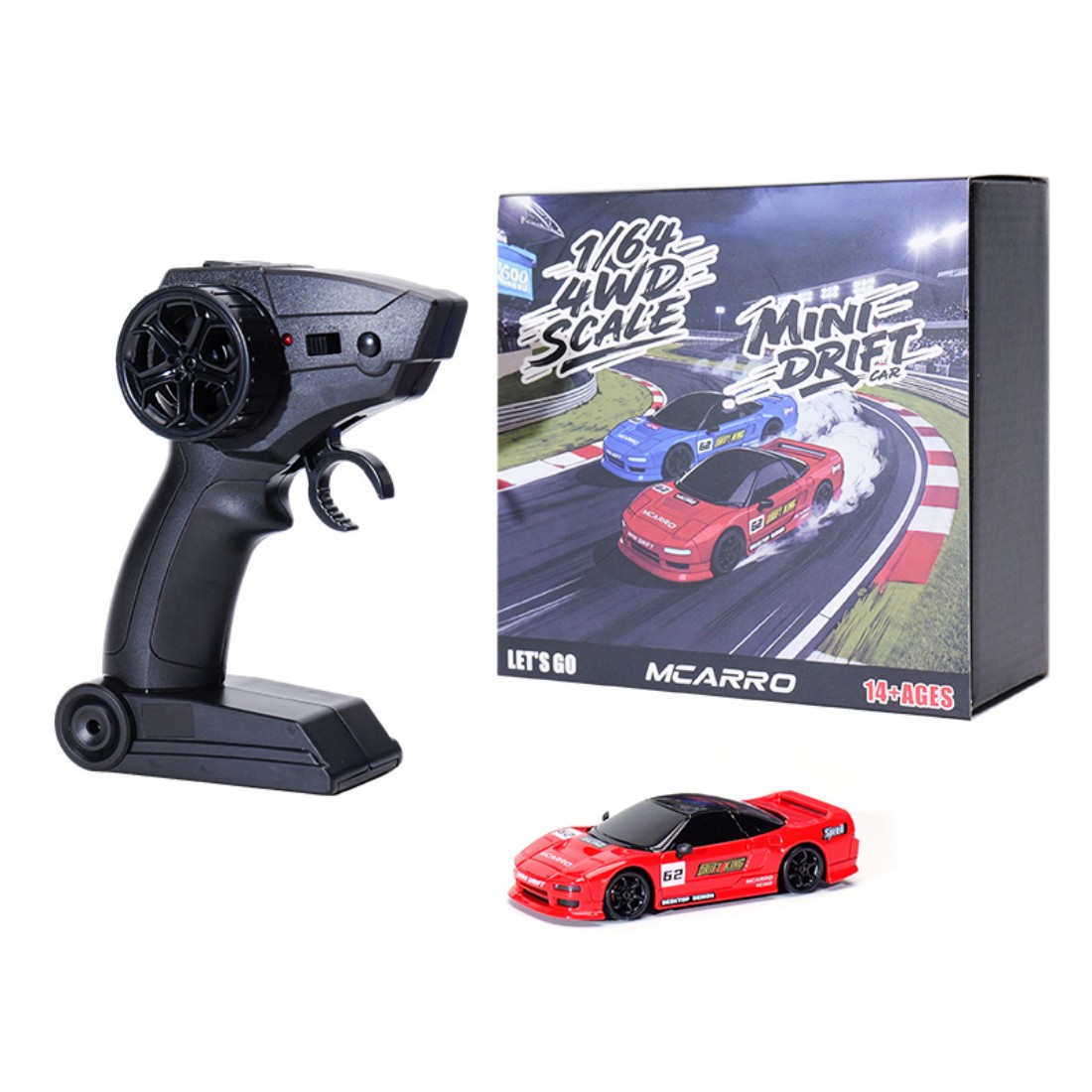 Rc Drift Car Kit - 1/64 Micro RC Drift Car 2.4G