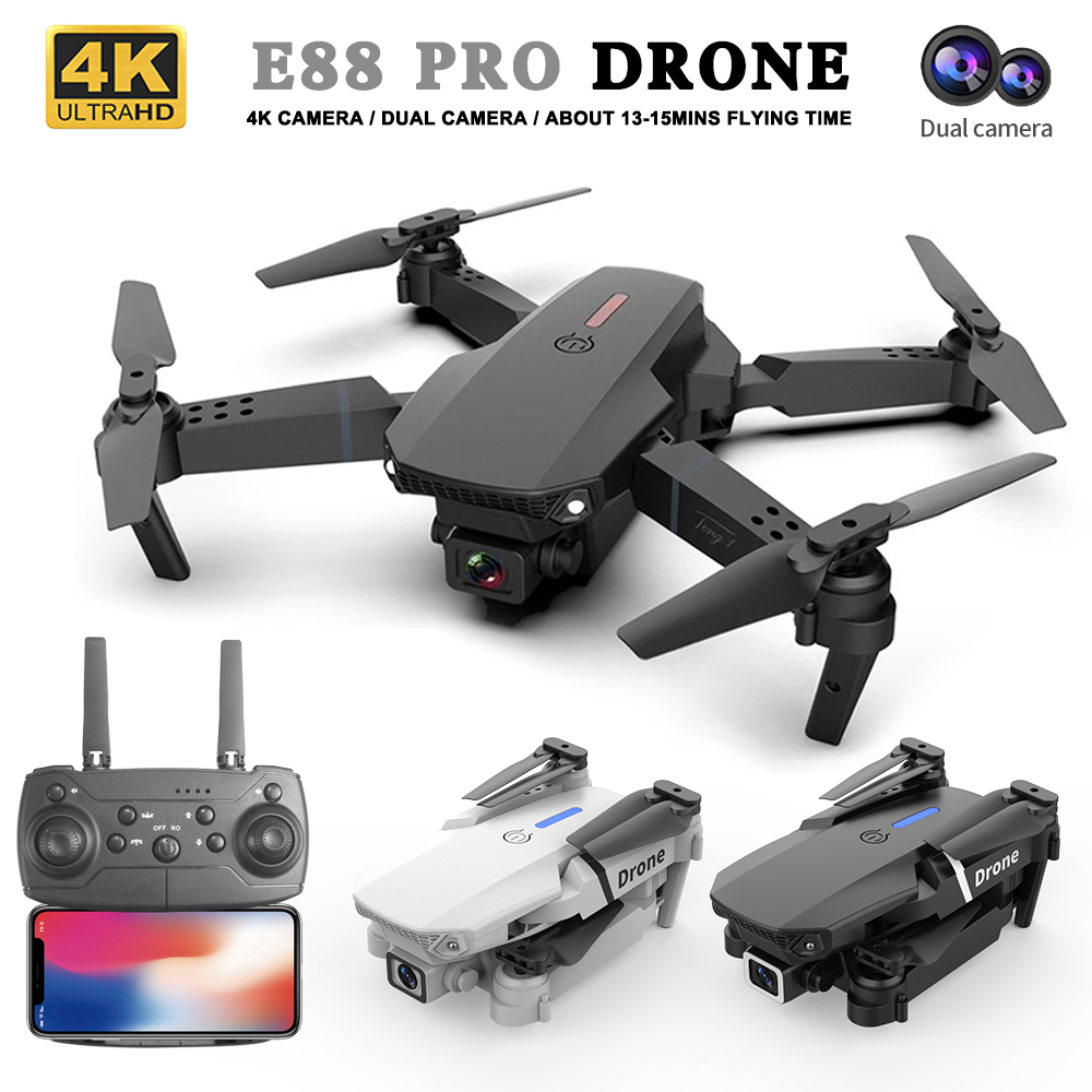 Drone Rc E88 Pro - 2026 Mini RC E88 Drone Foldable