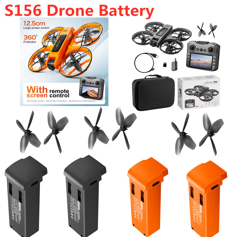 Drone Rc S156 - S156 Optical Flow Big Screen Remote