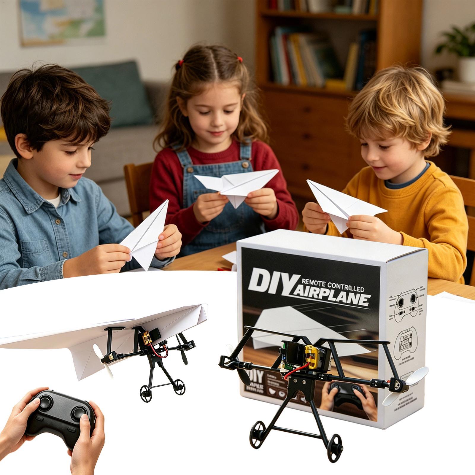 Plane Drone Rc - DIY RC Paper Airplane Kit Plane