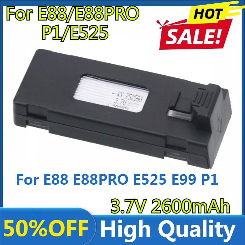 Drone Rc E99 - E88 Battery 3.7V 2600mAh Lipo Battery