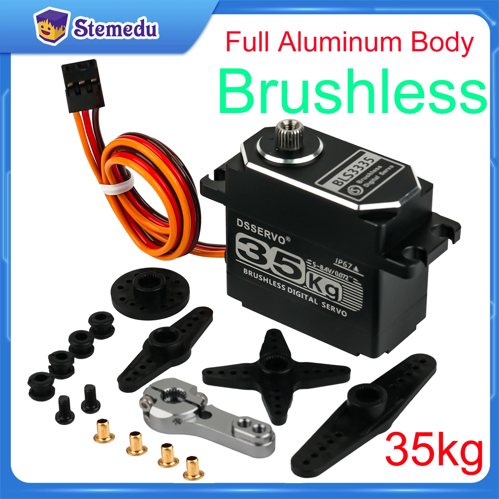 Rc Car Servo - 35KG BLS3335 Digital Servo Motor High