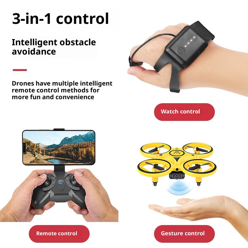 Drone Smart Rc - Electric Gesture Control Drone Toy with