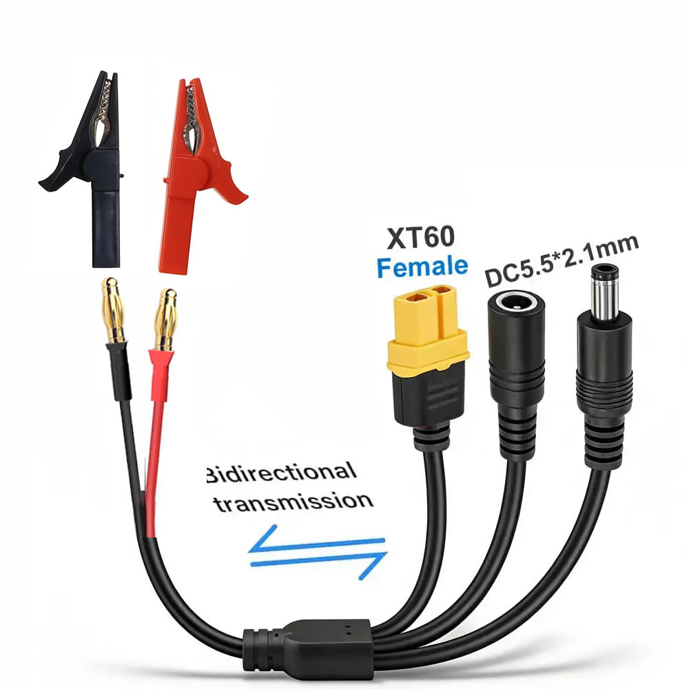 Drone Smart Rc - 5-in-1 XT60 to 4mm Banana Plug