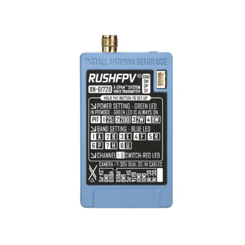 RUSHFPV 6.1‑7.2G 8W X61728 VTX - огляд і ціна Drone Rc Controller And Receiver
