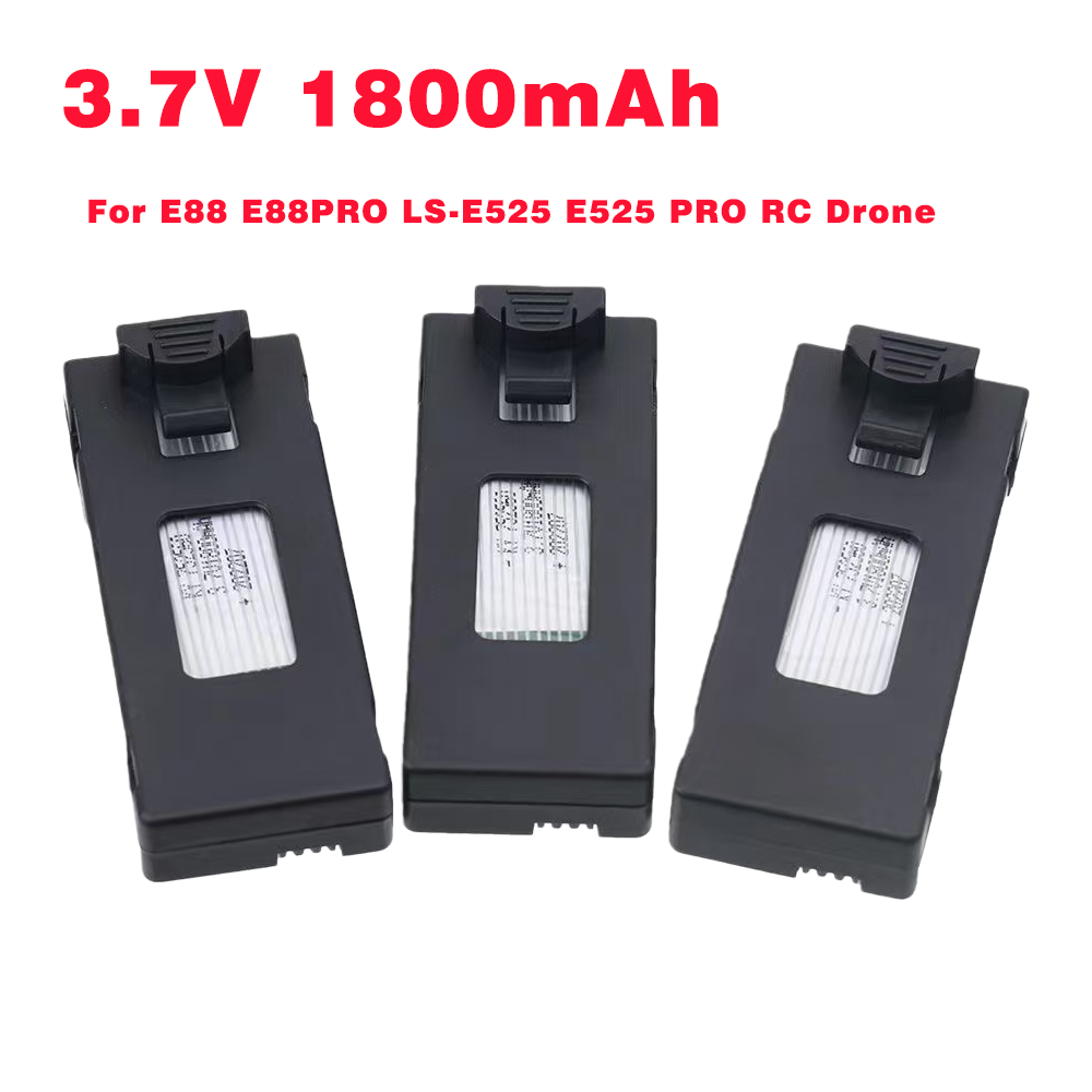 3.7V 1800Mah RC Drone Battery  - огляд і ціна Drone Rc E88 Pro