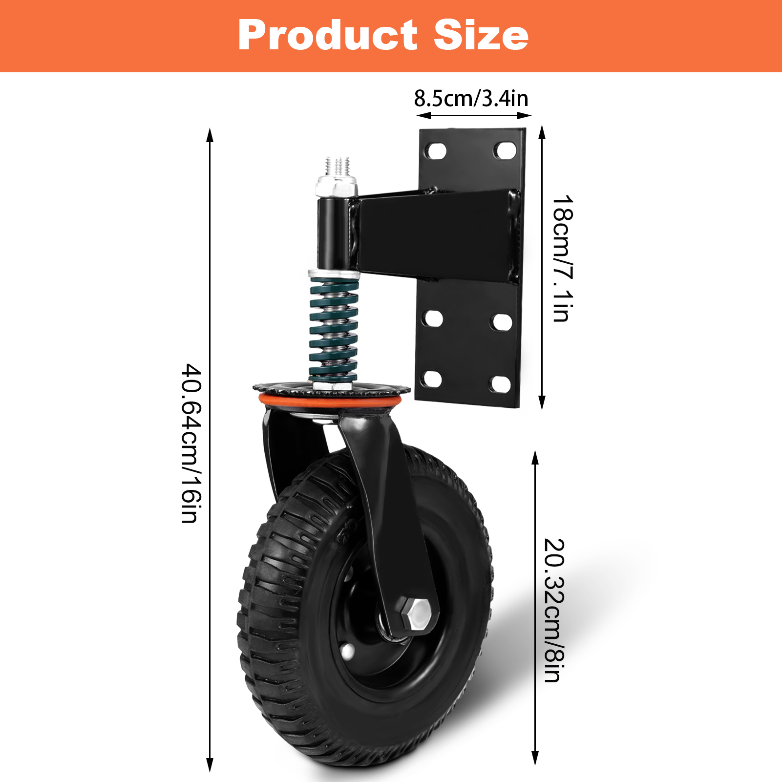 Spring Loaded Fence Gate Wheel - огляд і ціна Heavy Lift Drone Frame