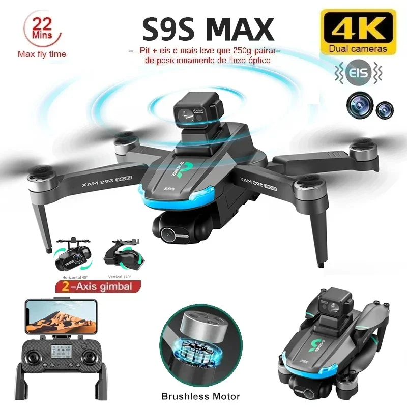 NEW S9S MAX MINI Drone 4K 2-Ax - огляд і ціна Drone Rc Harness