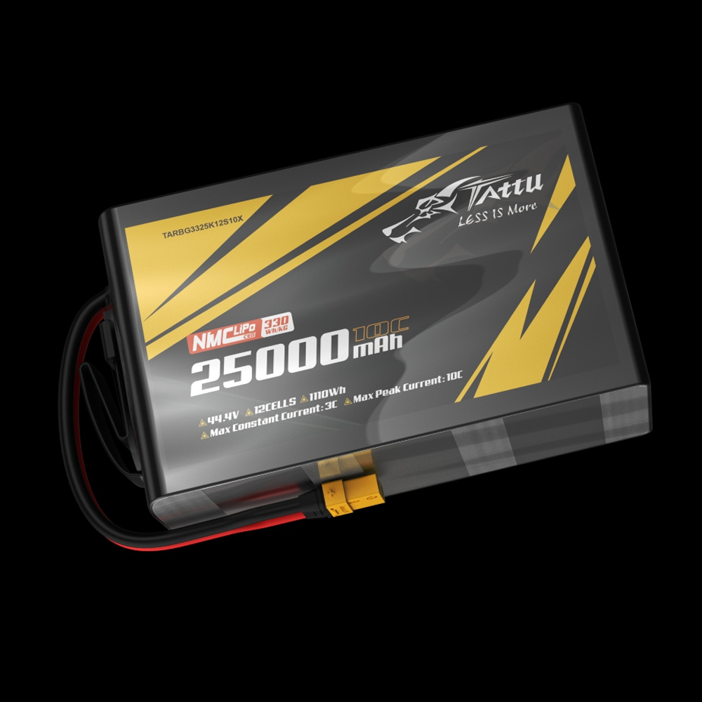 TATTU 25000mah 10C 44.4V 12S 3 - огляд і ціна Heavy Lift Drone Frame