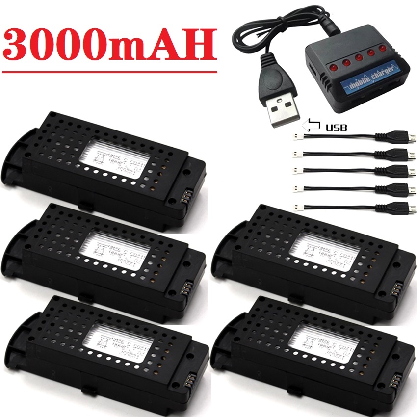Q6 Drones Battery 3.7V 3000mAh - огляд і ціна Drone Zll Rc
