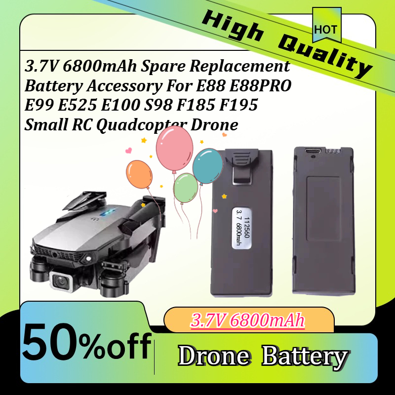 3.7V 6800mAh Spare Replacement - огляд і ціна Drone Rc E99