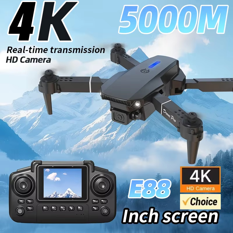 4K Dual-Camera HD Aerial Photo - огляд і ціна Drone Rc E88 Pro