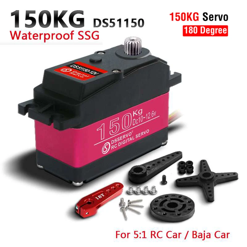 60/80/150/160KG DS5160 DS5180  - огляд і ціна Rc Car Servo