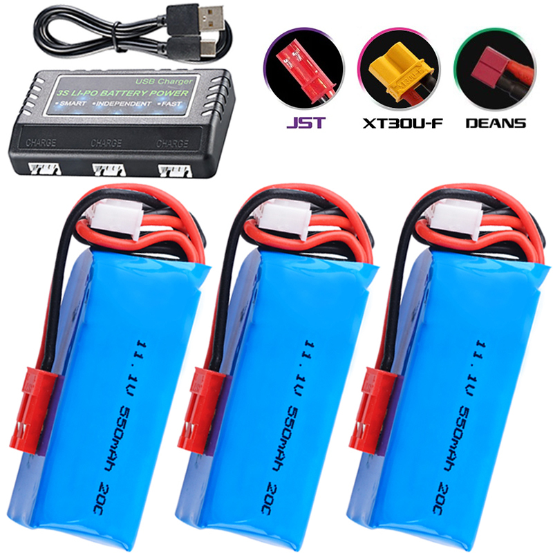 11.1V 550mAh Lipo Battery For  - огляд і ціна Drone Zll Rc