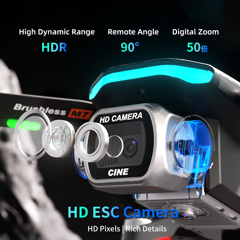 New M7 RC Drone 8K HD Camera W - огляд і ціна Drone Rc S156