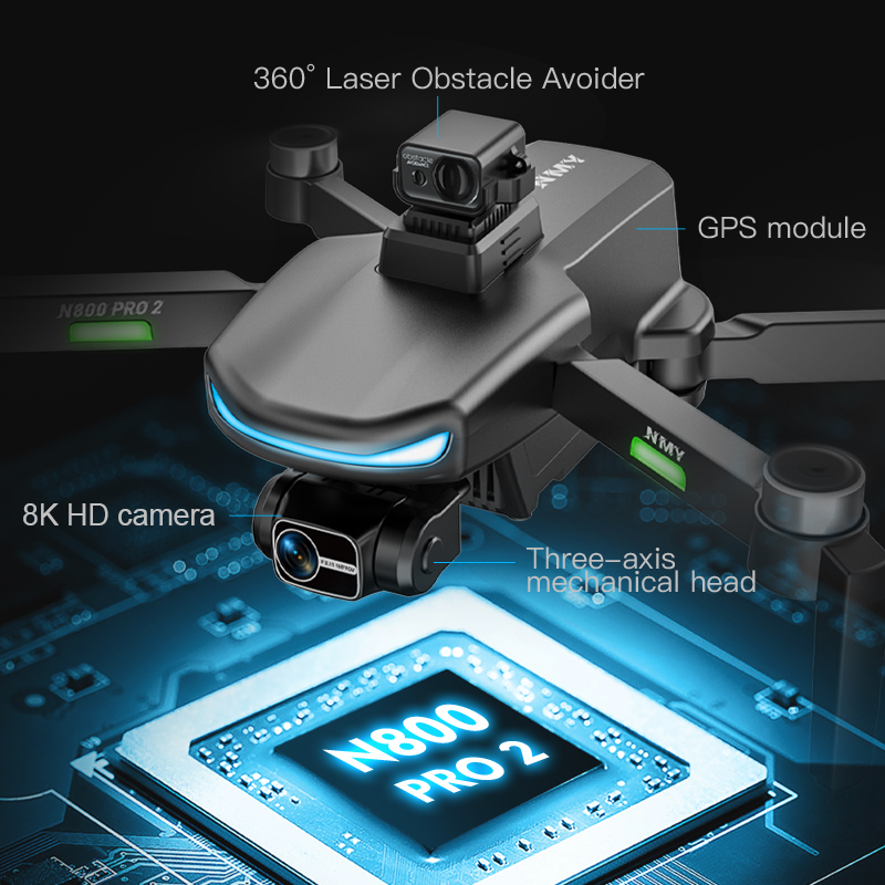 N800 PRO 2 GPS Drone Professio - огляд і ціна Drone Rc Harness