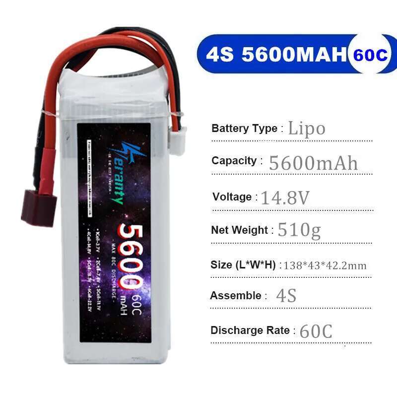 TERANTY 5600MAH 60C 2S 3S 4S 6 - огляд і ціна Rc Drift Car Kit