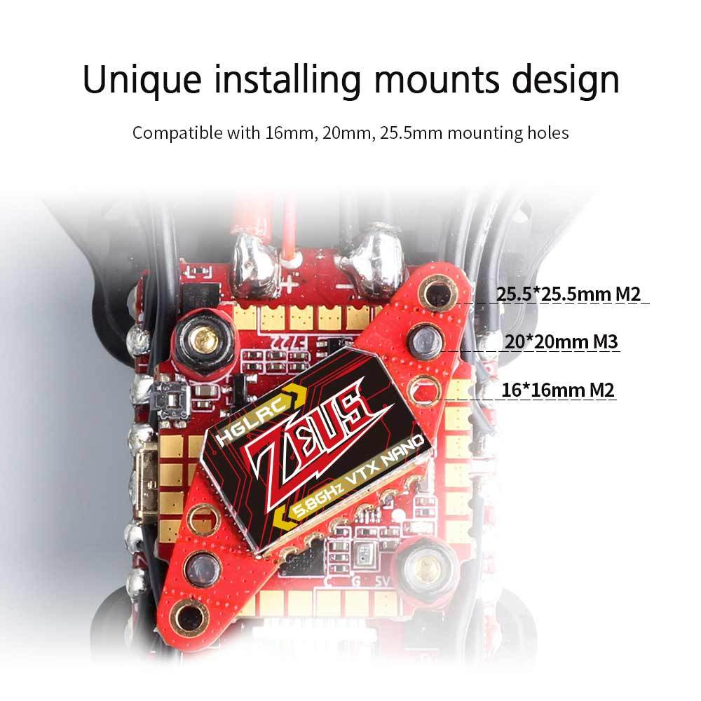HGLRC Zeus Nano VTX 350mW 5.8G - огляд і ціна Micro Fpv Quad