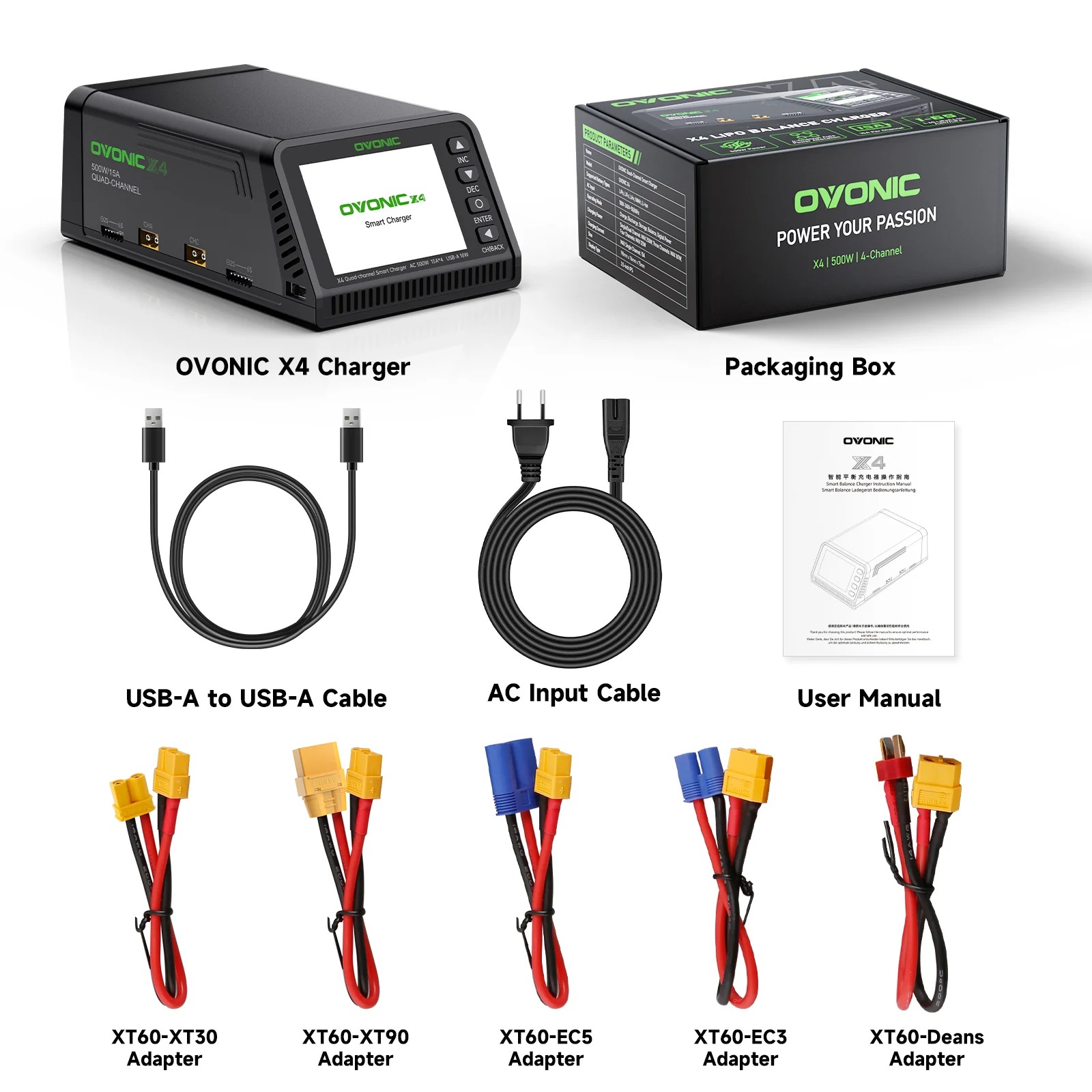 Ovonic X4 AC500W 4 Channel Sma - огляд і ціна Drone Smart Rc
