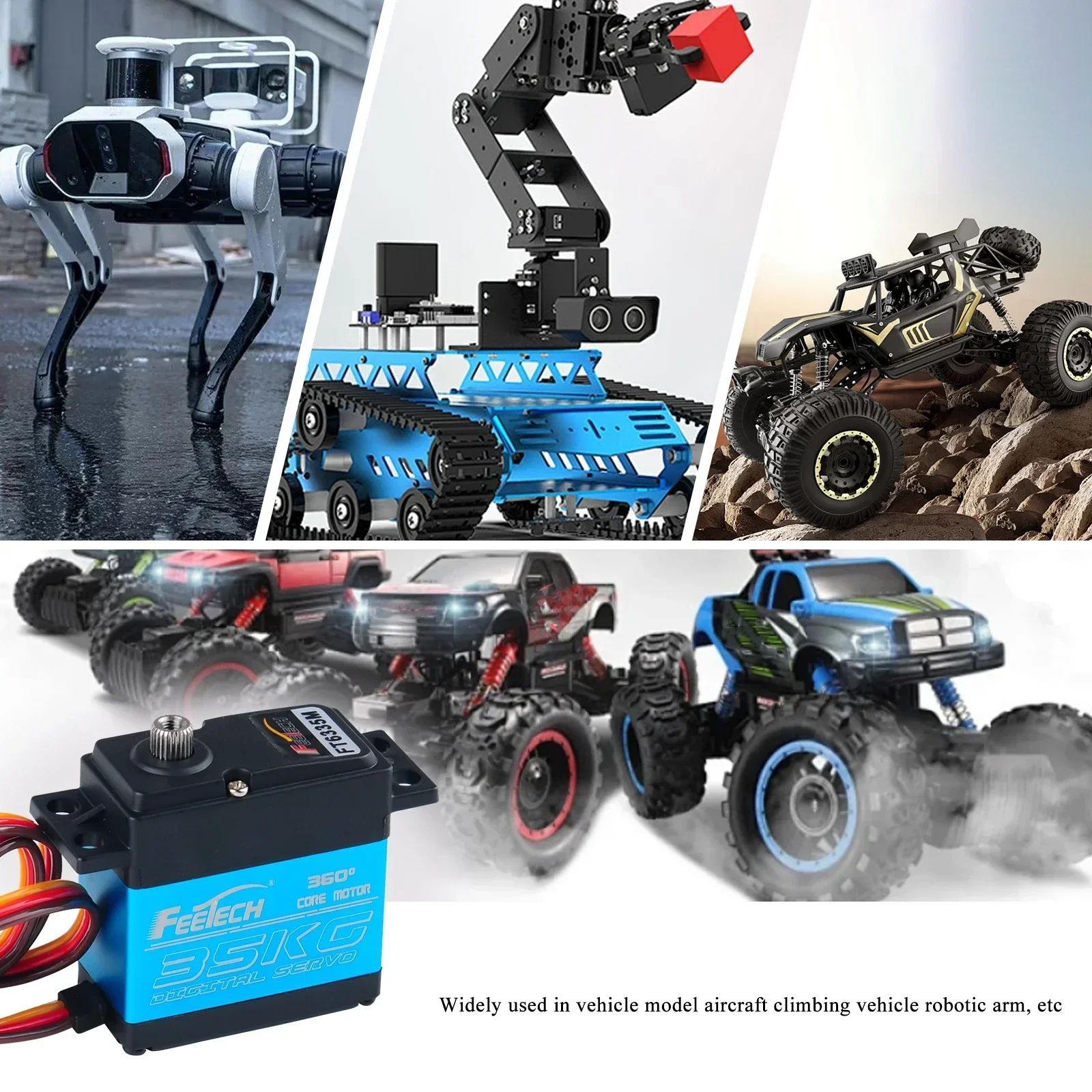 Feetech FT6335M Digital RC Ser - огляд і ціна Rc Car Servo