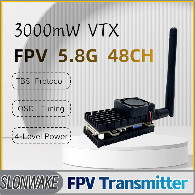 SLONWAKE 5.8G 3000mW Simulatio - огляд і ціна Drone Rc Controller And Receiver