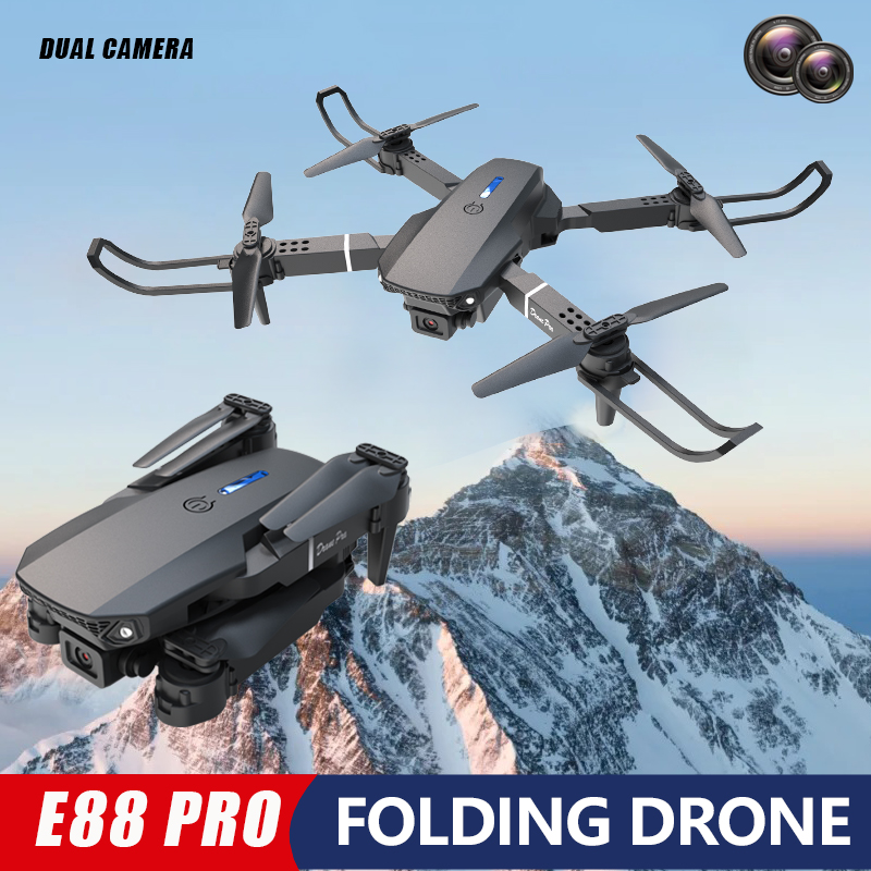 E88 Pro Mini Drone with Dual C - огляд і ціна Drone Rc E88 Pro