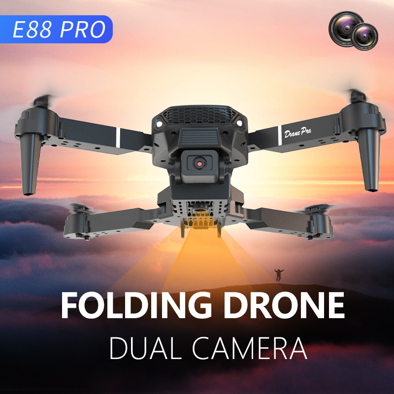 E88 Pro Mini Drone with Dual C - огляд і ціна Drone Rc E88 Pro