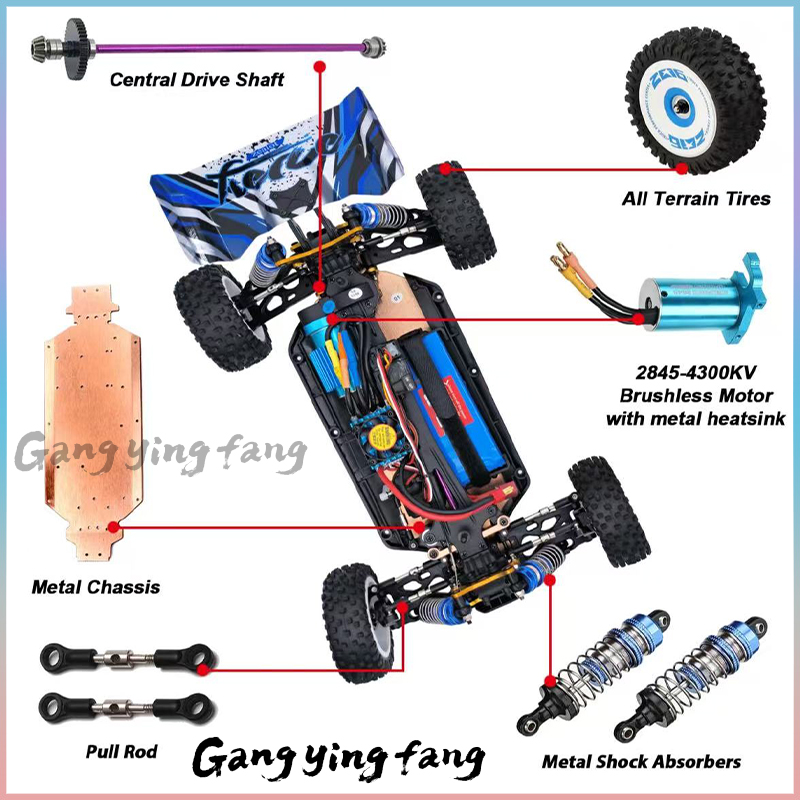 1/12 124017 Wltoys -V8  2.4G R - огляд і ціна Rc Drift Car Kit