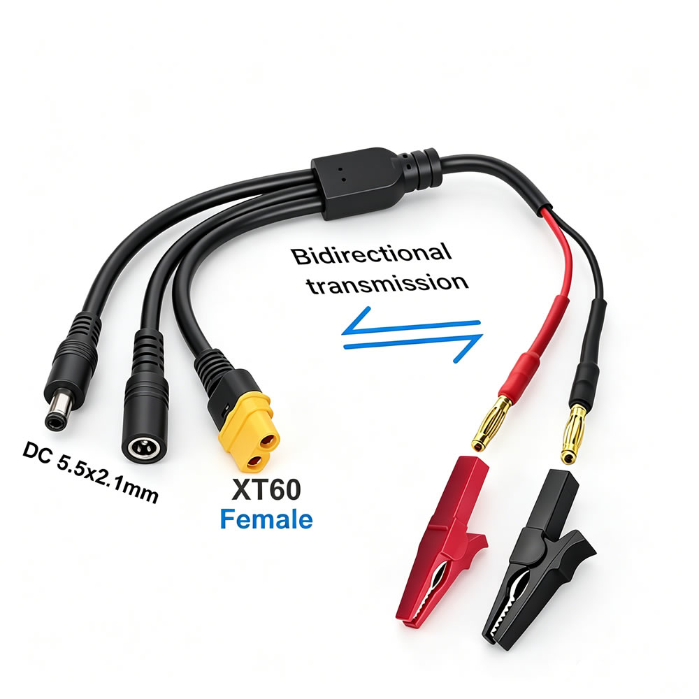 5-in-1 XT60 to 4mm Banana Plug - огляд і ціна Drone Smart Rc