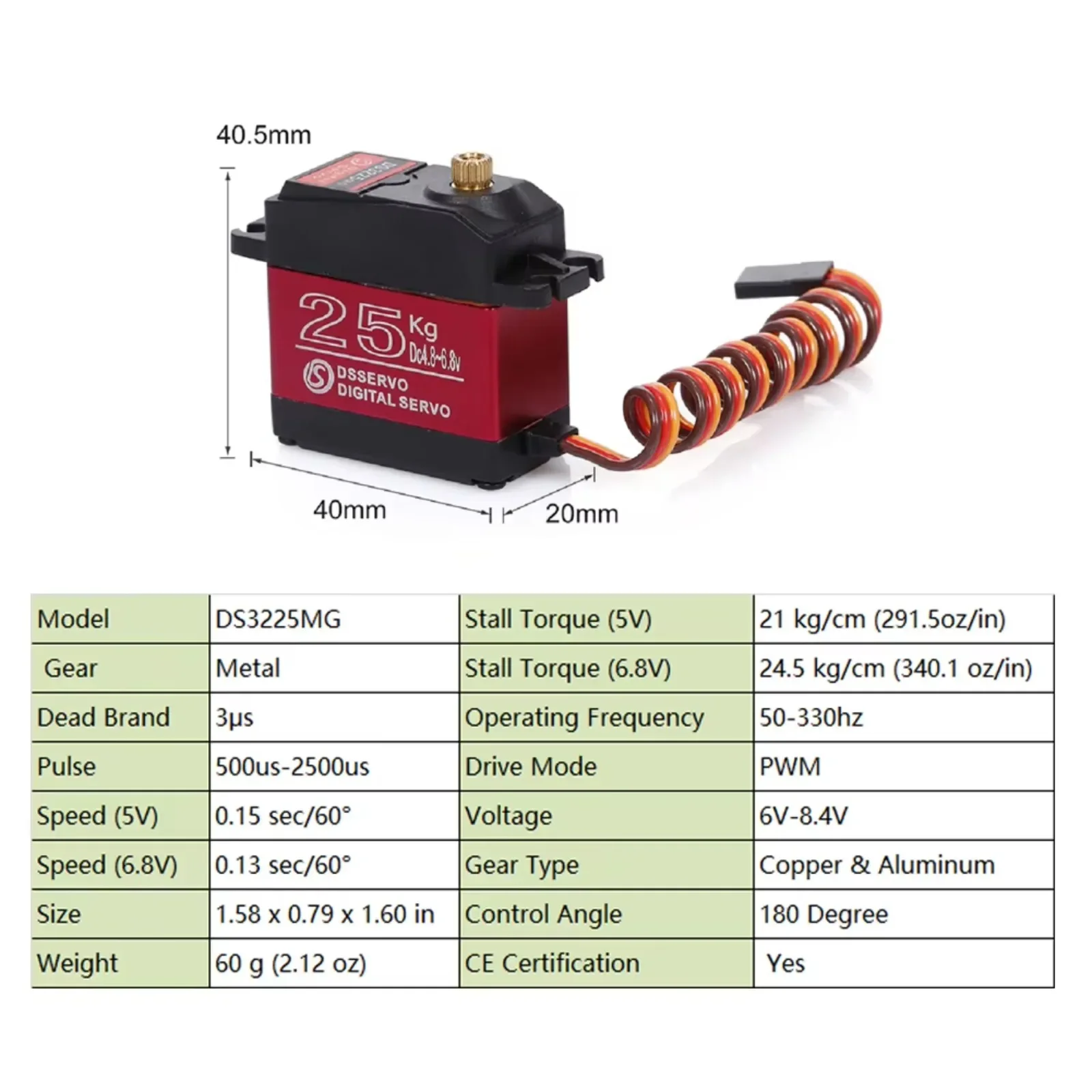 4PCS DS3225 25Kg RC Digital Se - огляд і ціна Rc Car Servo