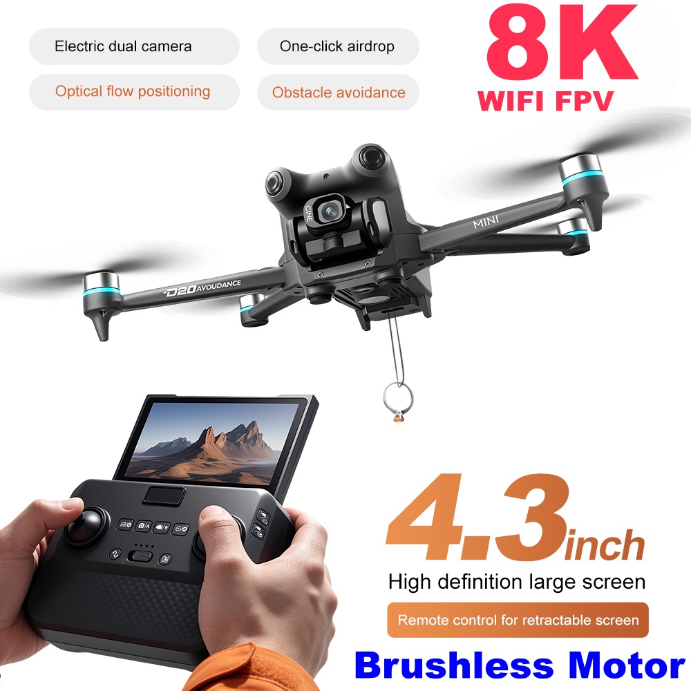 8K ESC Camera Drone Brushless  - огляд і ціна Esc 4In1 Brushless