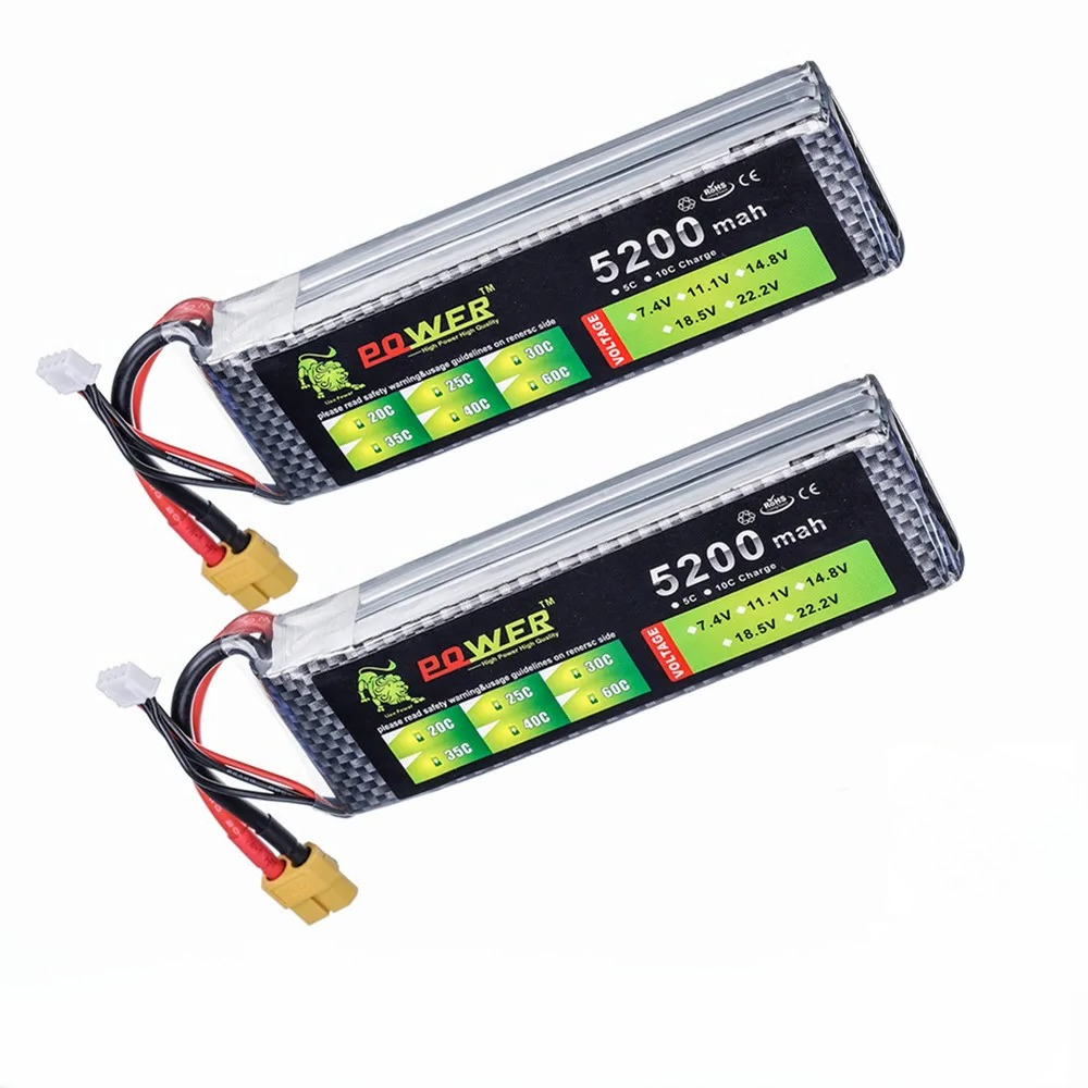 3S 5200mah 11.1V  60C Lipo Bat - огляд і ціна Drone Zll Rc