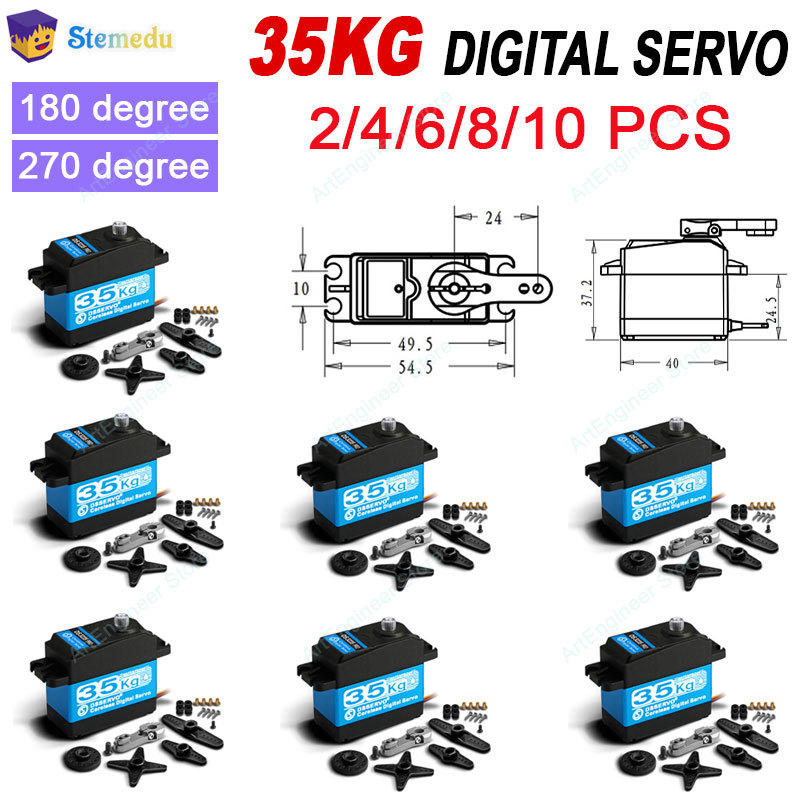 DS3235 PRO 35kg High-Torque Di - огляд і ціна Rc Car Servo